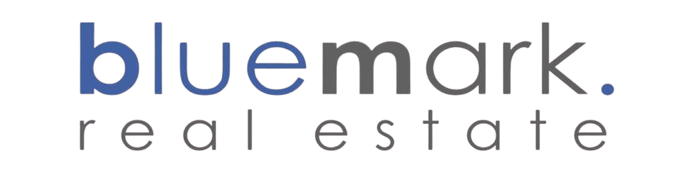 Blue Mark Real Estate Logo